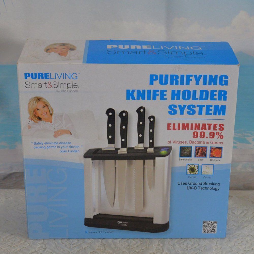 Purifying Knife Holder System Pure Living Smart&Simple - New in Box